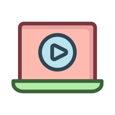 oyuncu simge vektör çizim 