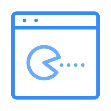 Beyaz arkaplanda web simgesi izole edildi 