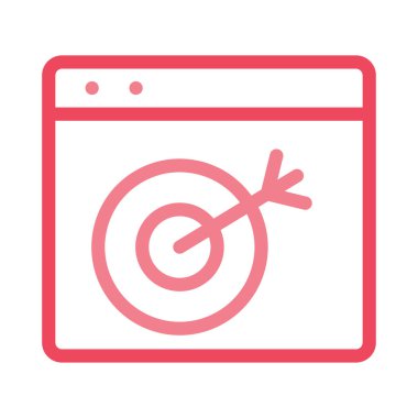 Beyaz arkaplanda web simgesi izole edildi 