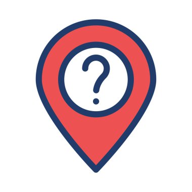 PIN vektör çizim Haritası 