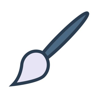 boya fırçası vektör çizim 