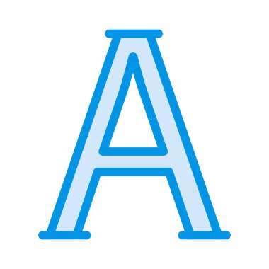 Bir mektup simge vektör çizim 