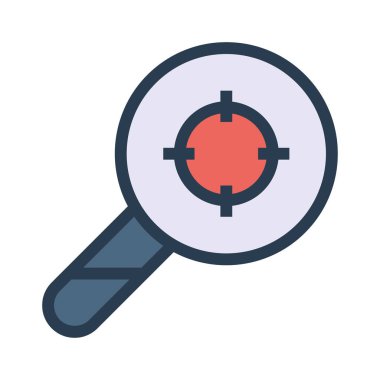 Büyütme cam vektör illüstrasyonu 