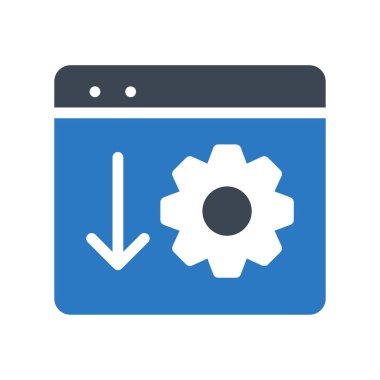 Beyaz arkaplanda web simgesi izole edildi 