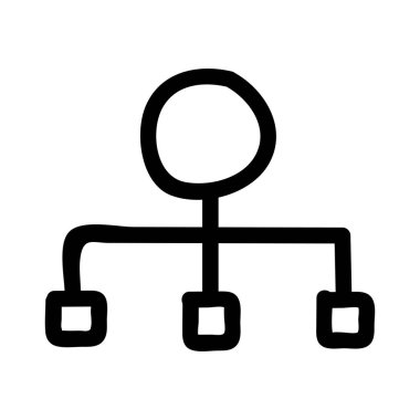 bağlantı simgesi vektör illüstrasyonu 