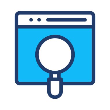 Büyütme cam vektör illüstrasyonu 