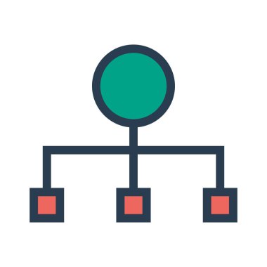 bağlantı simgesi vektör illüstrasyonu 