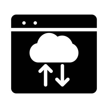 Beyaz arkaplanda web simgesi izole edildi 