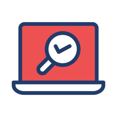 Büyütme cam vektör illüstrasyonu 