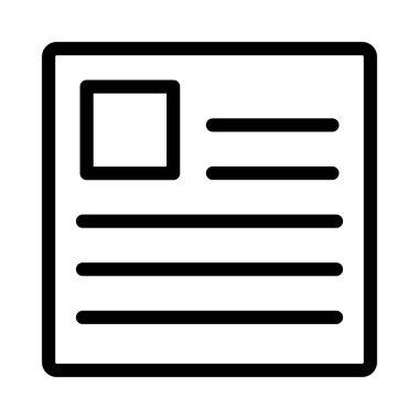 belge simgesi vektör illüstrasyonu 