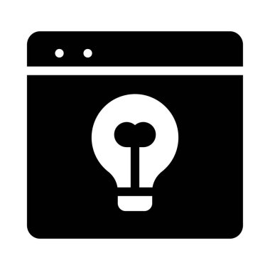 Beyaz arkaplanda web simgesi izole edildi 