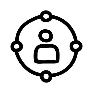 man simgesi vektör illüstrasyonu 