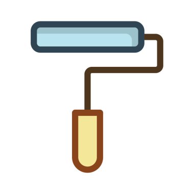 boya rulo vektör çizim 