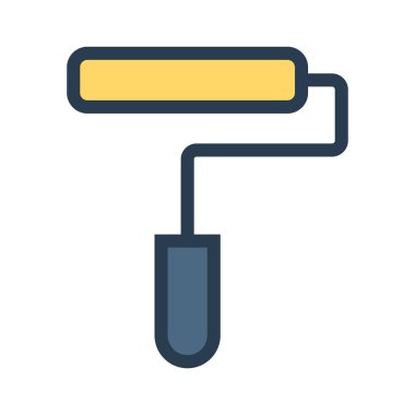 boya rulo vektör çizim 