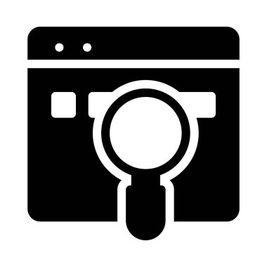 Renkli düz beyaz arka plan üzerinde izole web simgesi 