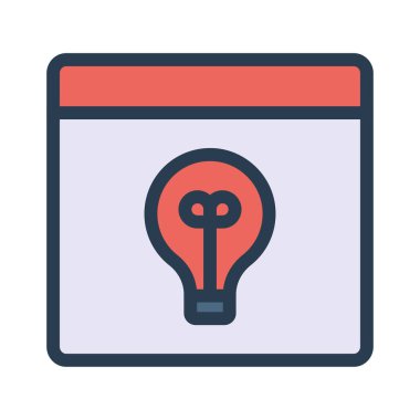 Renkli düz beyaz arka plan üzerinde izole web simgesi 