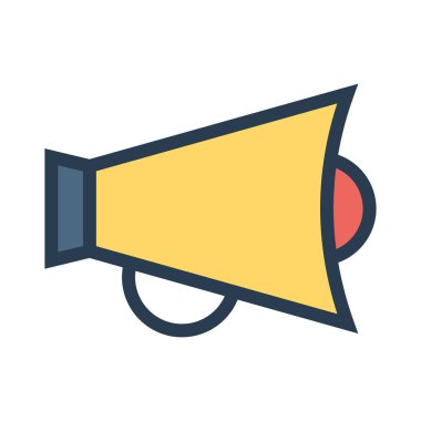 hoparlör simgesi vektör çizim 