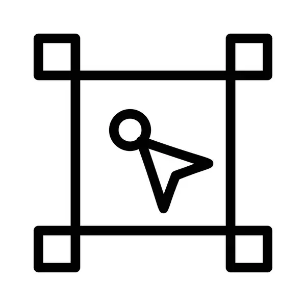 Punkt Symbol Vektor Illustration — Stockvektor