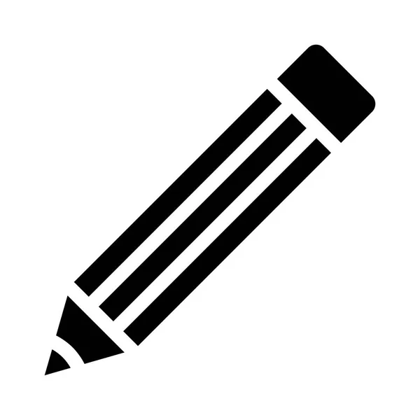 Bleistift Symbol Vektor Illustration — Stockvektor