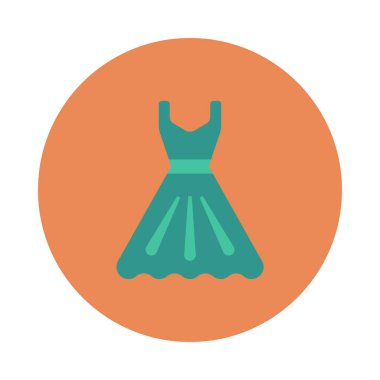 elbise simgesi vektör illüstrasyonu 