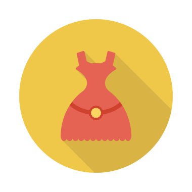 elbise simgesi vektör illüstrasyonu 