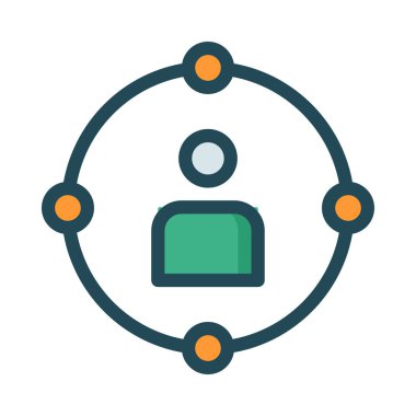 man simgesi vektör illüstrasyonu 