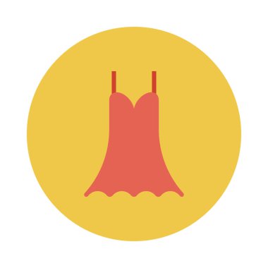 elbise simgesi vektör illüstrasyonu 