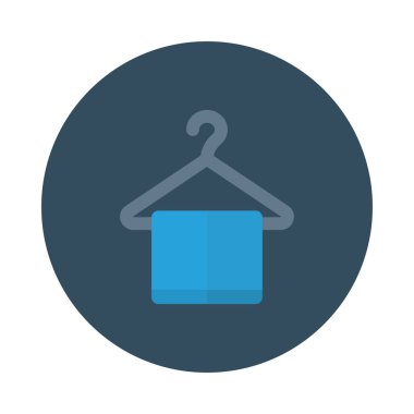 havlu ikonu vektör illüstrasyonu 