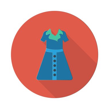 elbise simgesi vektör illüstrasyonu  