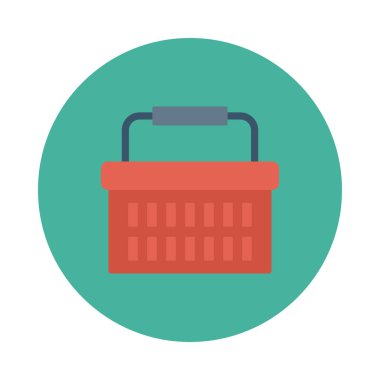 Sepet Simgesi vektör illüstrasyonu 