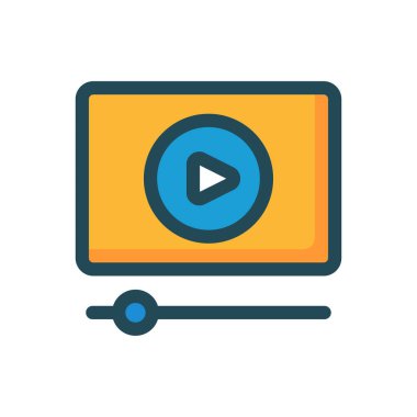 oyuncu simge vektör çizim 