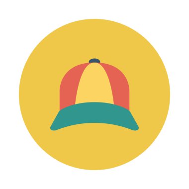 Şapka simgesi vektör illüstrasyonu 