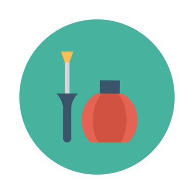 Tırnak cilası vektör illüstrasyonu 