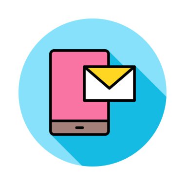 Renkli düz beyaz arka plan üzerinde izole web simgesi 