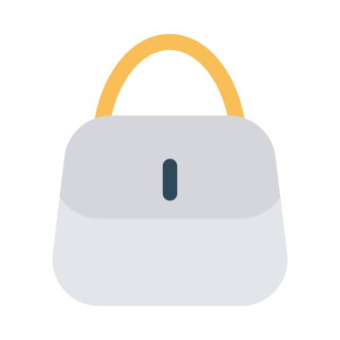 çanta simgesi vektör illüstrasyonu 