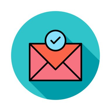 e- posta simgesi vektör illüstrasyonu 