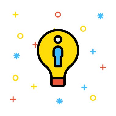 Renkli düz beyaz arka plan üzerinde izole web simgesi 