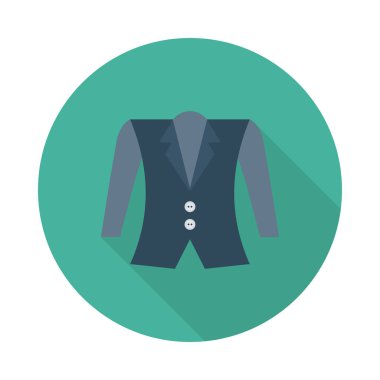 Beyaz arka plan üzerinde izole moda düz simgesi 