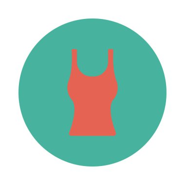 t-shirt simgesi vektör illüstrasyonu 