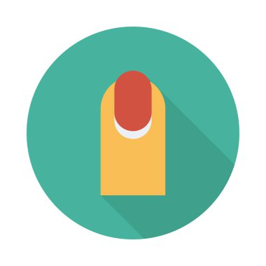 tırnak ikonu vektör illüstrasyonu 