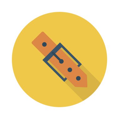 Beyaz arka plan üzerinde izole moda düz simgesi 