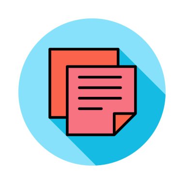 Renkli düz beyaz arka plan üzerinde izole web simgesi 