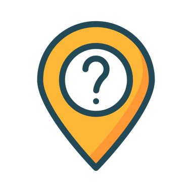 PIN vektör çizim Haritası 