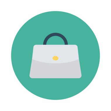 çanta simgesi vektör illüstrasyonu 