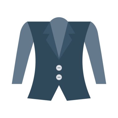 Beyaz arka plan üzerinde izole moda düz simgesi 