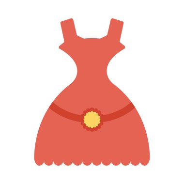 elbise simgesi vektör illüstrasyonu 