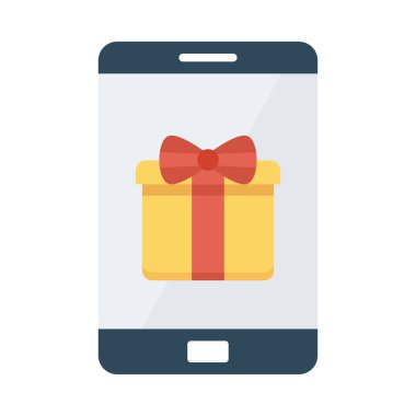 hediye simgesi vektör illüstrasyonu