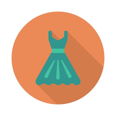 elbise simgesi vektör illüstrasyonu 