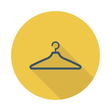 elbise askısı vektör çizim 