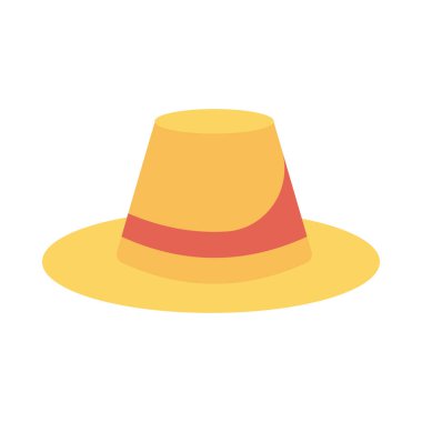 Şapka simgesi vektör illüstrasyonu 